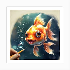 Goldfish 16 Art Print