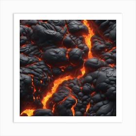 Lava Flow 51 Art Print