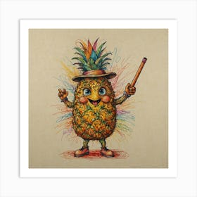 Pineapple 6 Art Print