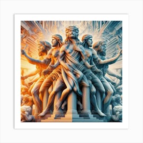 Gods Of The Gods Art Print