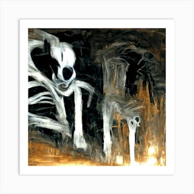 Skeletons Art Print