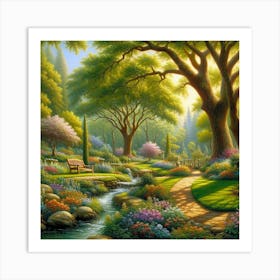 Garden In Bloom Art Print