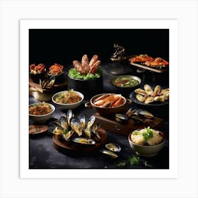 Asian Cuisine Art Print