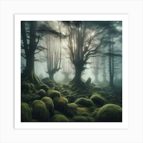 Mossy Forest 9 Art Print