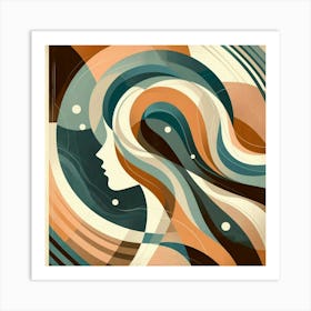 Portrait Of A Woman 15 Art Print