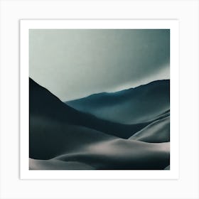 Sand Dunes Art Print