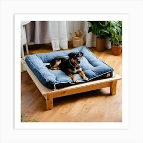 A Photo Of A Dog Bed 1 Art Print