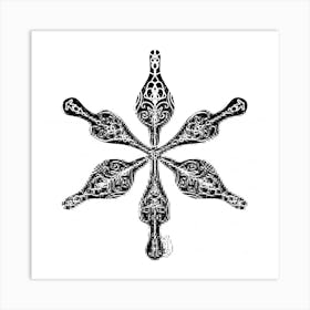 Snowflake 43 Art Print