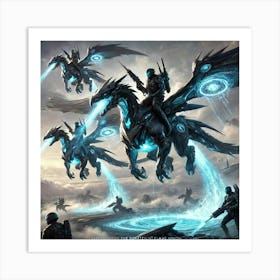 Drakesworn Riders Sovereign Flame Union Art Print