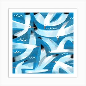 Seagulls Art Print