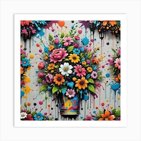 Flowers In A Vase Art Print