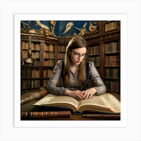 The Young Librarian 29 Art Print