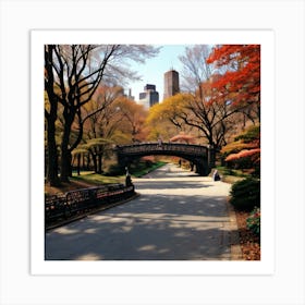 Nyc central park Art Print