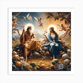 Birth Of Jesus 2 Art Print