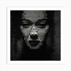 Woman'S Face Art Print