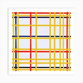 Piet Mondrian S New York City I (1942) Art Print