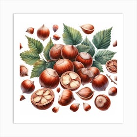 Hazelnut 3 Art Print