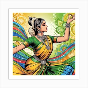 Apsara 7 Art Print