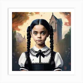 Wednesday Adams 2 Art Print