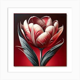 Tulip Painting Art Print