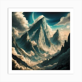 Mountains In The Sky 1 Art Print