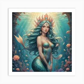 Mermaid 33 Art Print