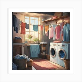 Laundry Room 3 Art Print