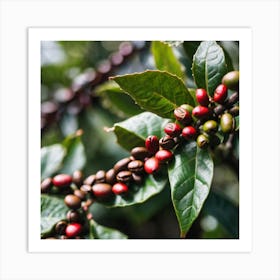 Coffee Berries Art Print