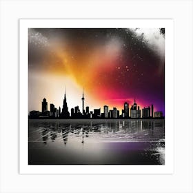 City Skyline 6 Art Print