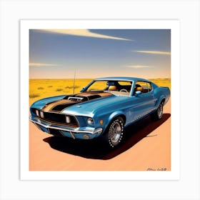 1970 Muscle Car Art Print