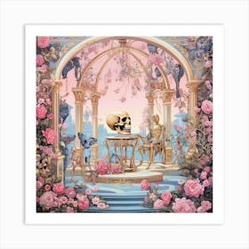 'The Rose Garden' Art Print