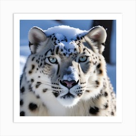 Snow Leopard 12 Art Print