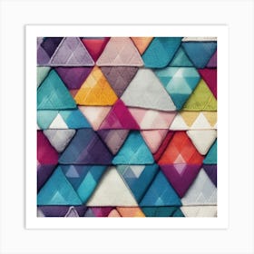 Triangles Art Print