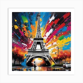 Paris Eiffel Tower 2 Art Print