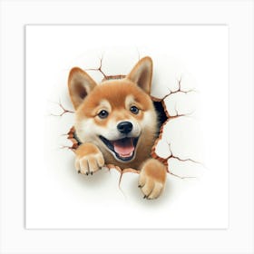 Shiba Inu 3 Art Print