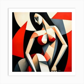 Abstract Of A Woman 9 Art Print