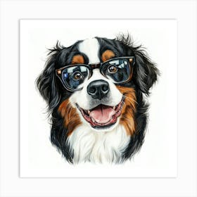 Bernese Mountain Dog 20 Art Print