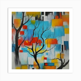 Abstract Of Trees 2 Art Print