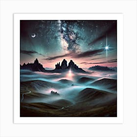 Milky Way 86 Art Print