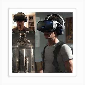 Vr Headsets 22 Art Print