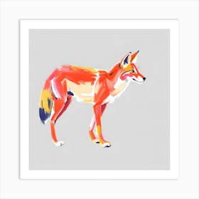 Ethiopian Wolf 04 Art Print