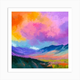 Colorful Nature Art Print