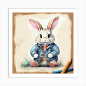 Easter Bunny 6 Art Print