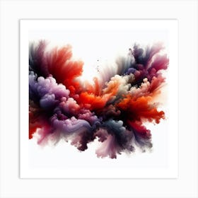 Smoke Abstract 3 Art Print