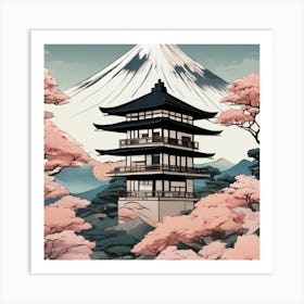 Japanese Pagoda Art Print