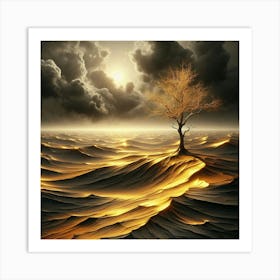 Lone Tree 36 Art Print