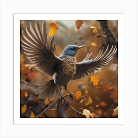 Bird In Flight 9 Art Print