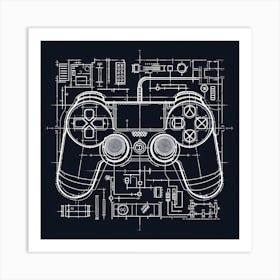 Video Game Controller 3 Art Print