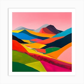 Abstract Travel Collection Peru 1 Art Print