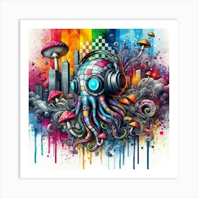 Octopus 18 Art Print